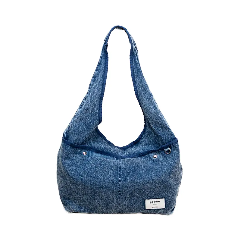 Beg Tote Denim Vintaj
