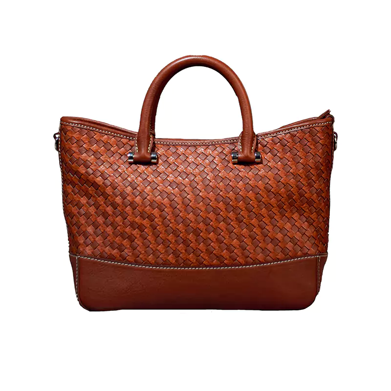 Beg Crossbody Kulit Tenunan